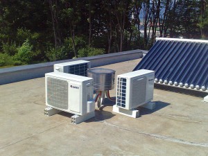 Klimatske naprave na ravni strehi